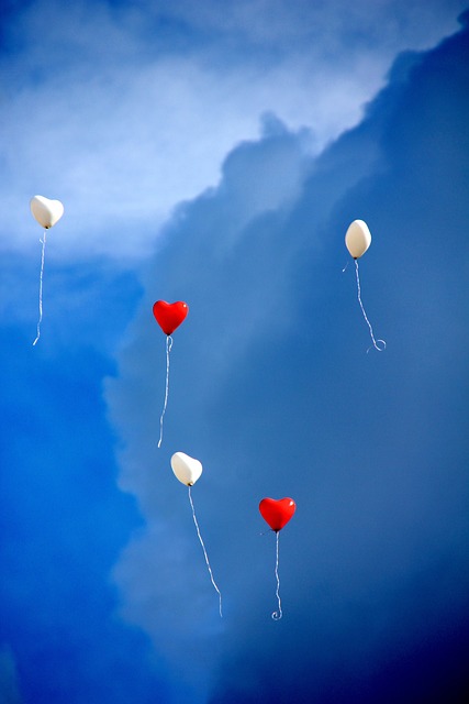 coeurs en ballon